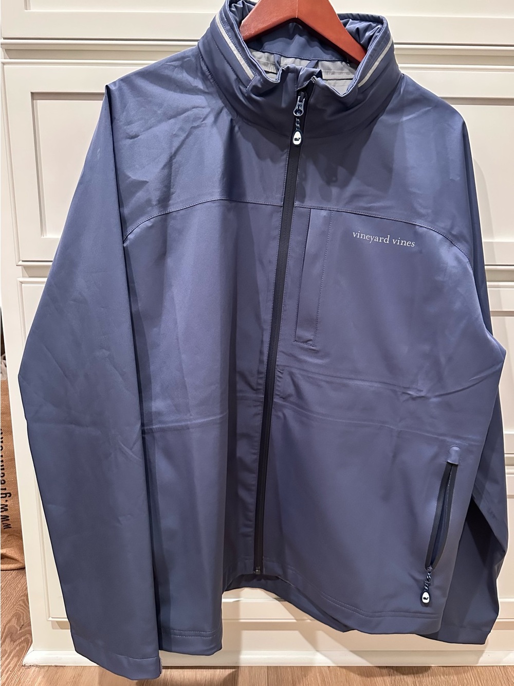 Vineyard Vines Purple Full-Zip Raincoat NWOT